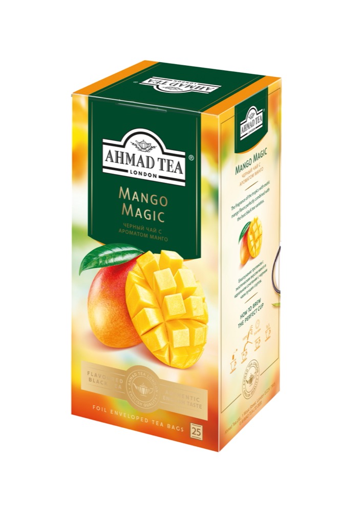 Чай AHMAD TEA Mango Magic черный 25 п