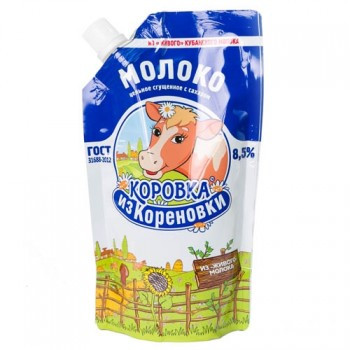 Сгущенное молоко Коровка из Кореновки 270 гр