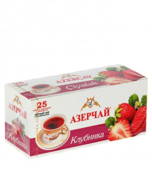 Чай Азерчай клубника 25 п