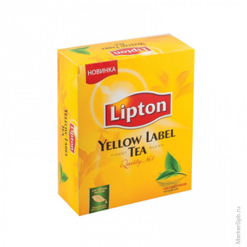 Чай LIPTON Yellow Label 100 п