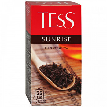 Чай TESS Sunrise черный 25 п