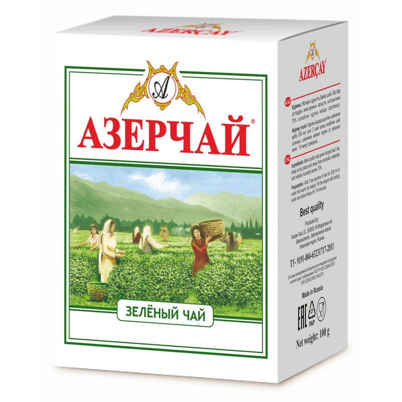 Чай Азерчай зеленый 100 гр.