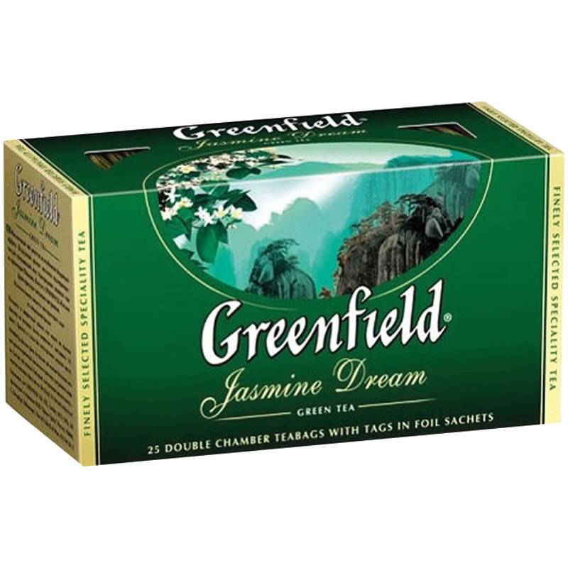Чай Гринфилд Жасмин 25 пакетиков.