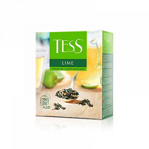 Чай Тесс зеленый 100 пакетов