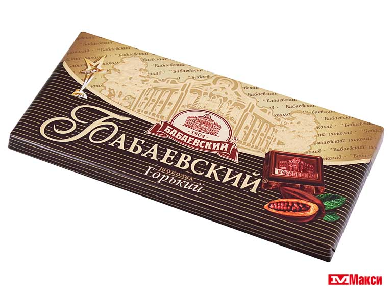 Шоколад Бабаевский Горький 90 гр.