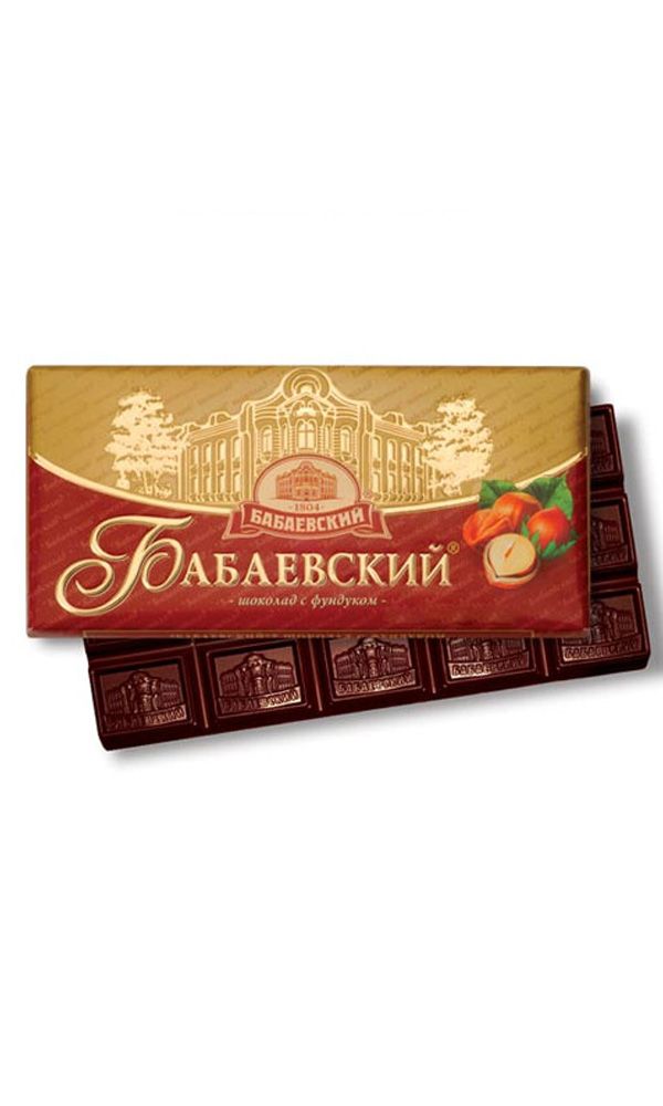 Шоколад Бабаевский с фундуком 90 гр.