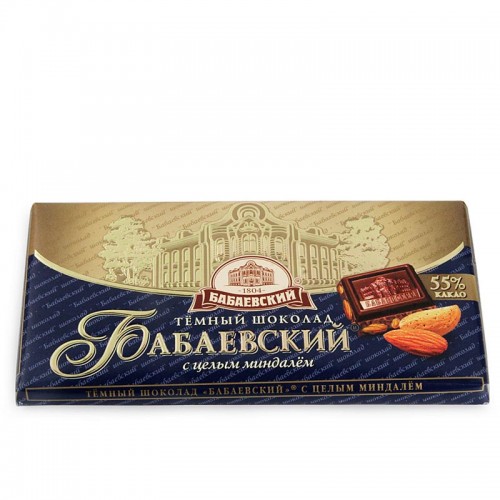 Шоколад Бабаевский с миндалем 100 гр.