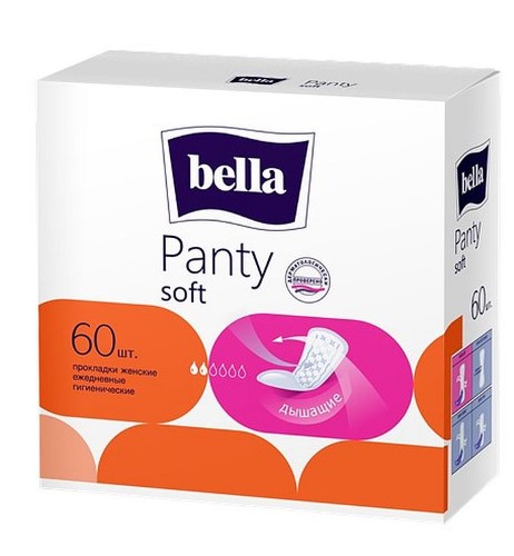 Прокладки ежедневные  Bella Panty soft 60 шт