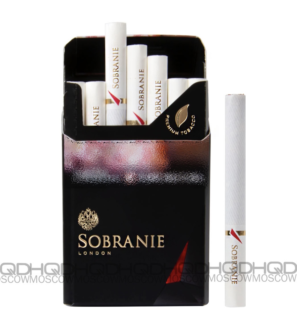 Сигареты Sobranie Black толстый 1 пачка