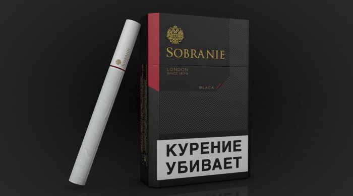 Сигареты Собрание черные толстые 1бл.