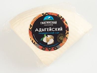 Сыр Адыгейский Гиагинский 350 гр.