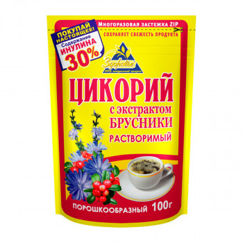 Цикорий Здоровье с экстрактом брусники 100 гр