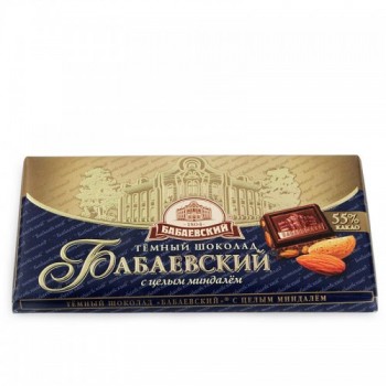 Шоколад Бабаевский с миндалем 90 гр.