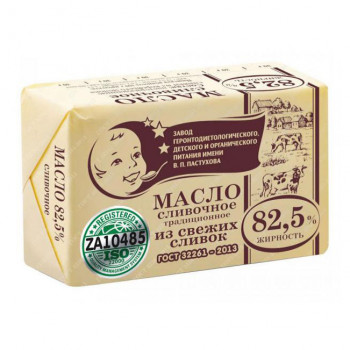 Масло сливочное Premium Детское 82.5% 180 гр.