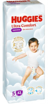 ���������� ������� Huggies ��� ��������� 12 - 17 �� 42 ��
