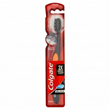   Colgate 360 Charcoal Siyah Medium