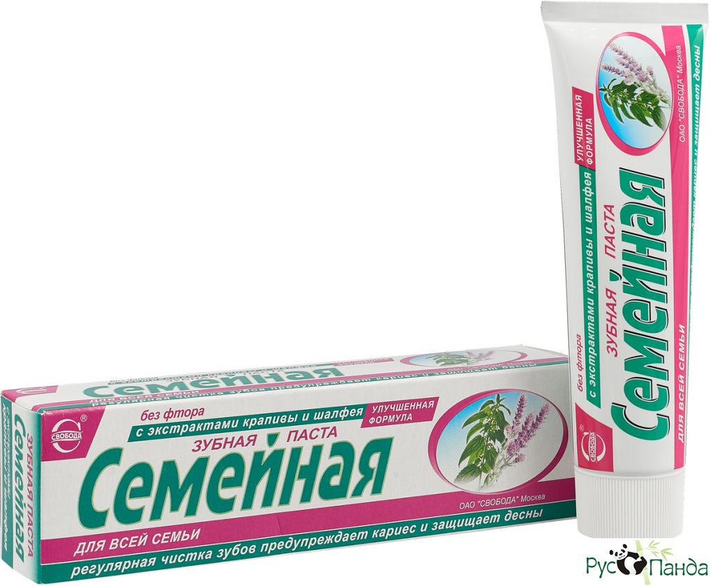 Зубная паста Семейная 100 гр.